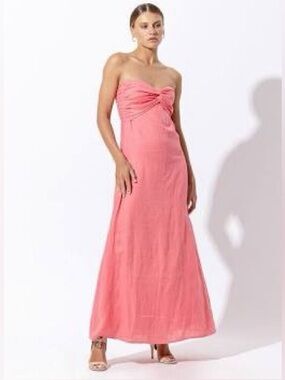 Lusana Melody Linen Maxi Dress